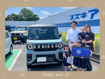 A様　スペーシアギア納車させていただきました！！